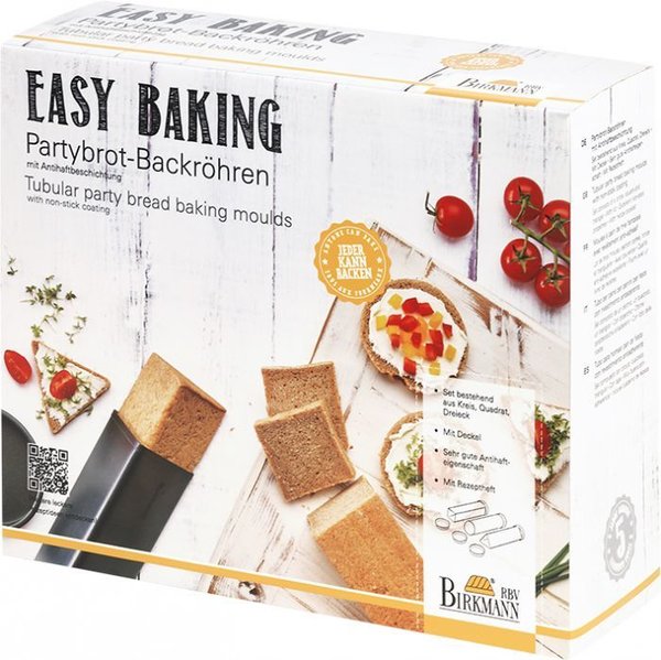BIRKMANN Partybrot-Backröhren "Easy Baking"